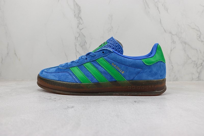 Adidas Gazelle Indoor "Blue Gum/Green/Brown" фото № 2