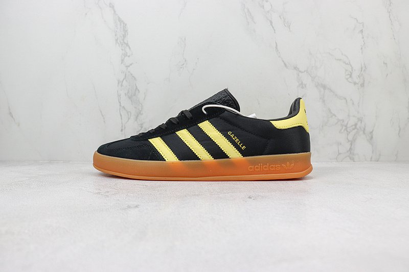 Adidas Gazelle "Black/Yellow" фото № 2