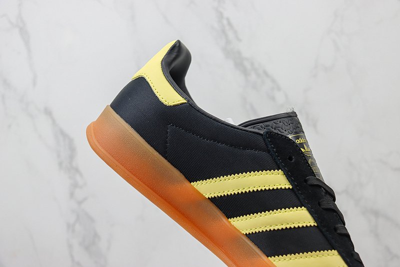 Adidas Gazelle "Black/Yellow" фото № 3