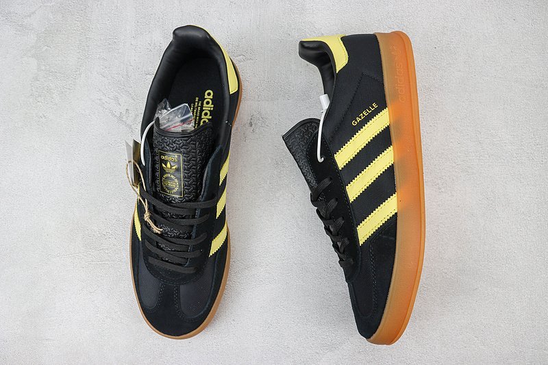 Adidas Gazelle "Black/Yellow" фото № 5