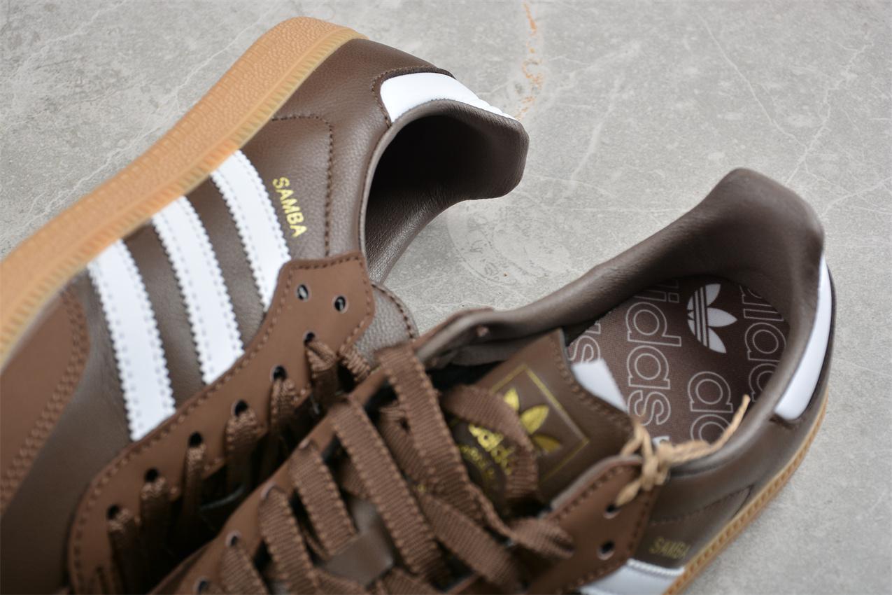 Adidas Originals Samba OG "Brown/White" фото № 7