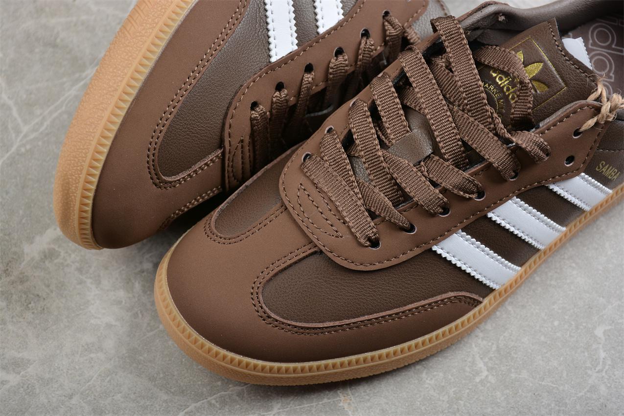 Adidas Originals Samba OG "Brown/White" фото № 6