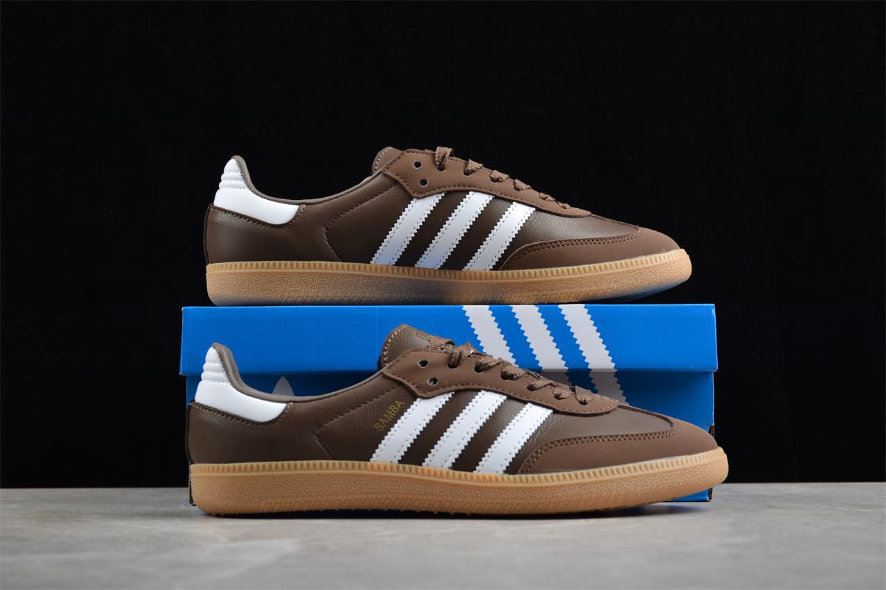 Adidas Originals Samba OG "Brown/White" фото № 9