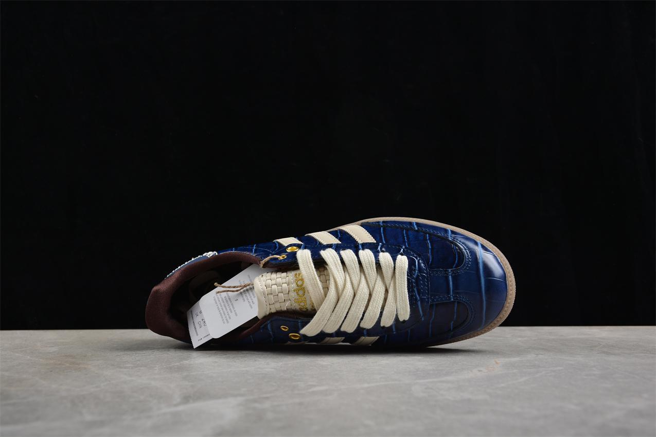 Wales Bonner x Adidas Samba OG "Croc - Collegiate Navy" фото № 3