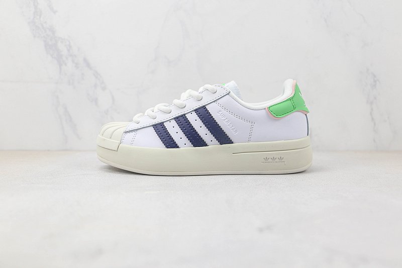 Adidas Samba "White/Blue/Green" фото № 2