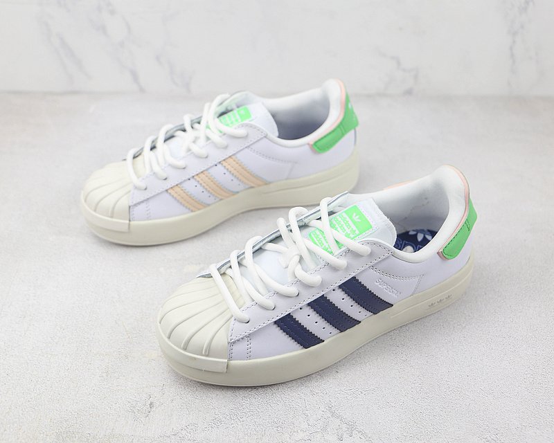 Adidas Samba "White/Blue/Green" фото № 5