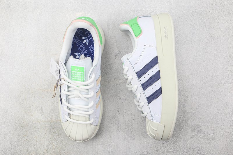 Adidas Samba "White/Blue/Green" фото № 7