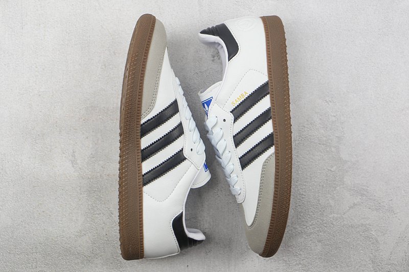 Adidas Samba "White/Black/Beige" фото № 6