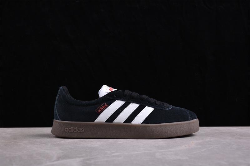 Adidas Vl Court Lifestyle Skate "Black White Gum" фото № 2