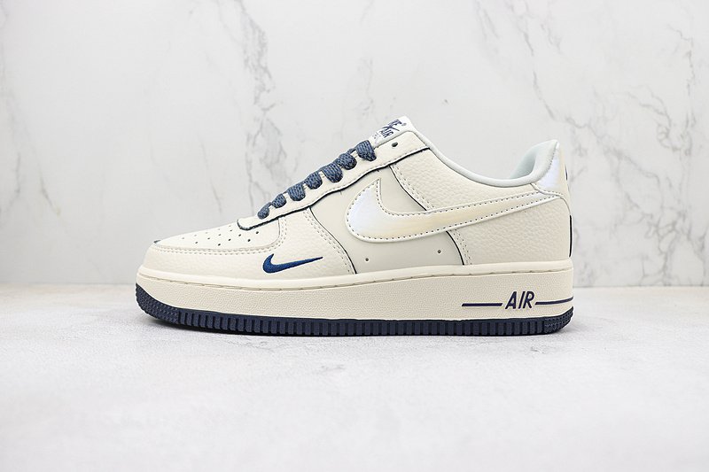 Nike Air Force 1 07 Low "Rice White/Dark Blue" фото № 2