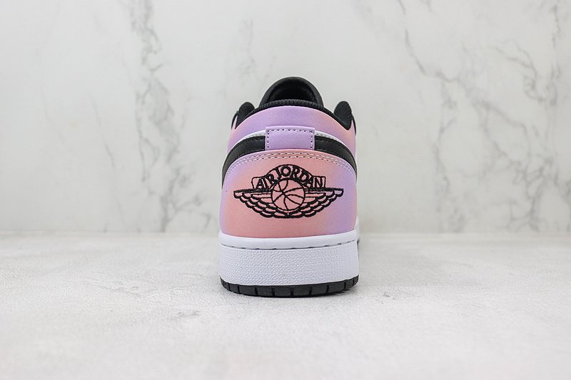 Air Jordan 1 Low "White/Black/Purple Gradient" фото № 9