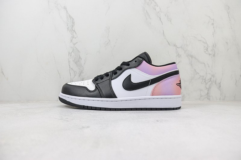 Air Jordan 1 Low "White/Black/Purple Gradient" фото № 2