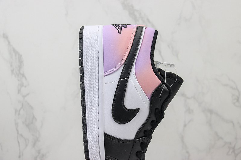 Air Jordan 1 Low "White/Black/Purple Gradient" фото № 3
