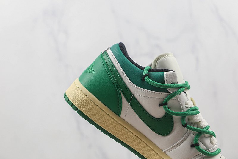 Air Jordan 1 Low CNY "White/Green" фото № 4