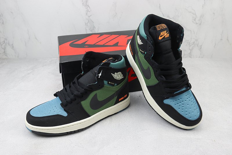 Air Jordan 1 Retro High Element Gore-Tex "Black/Olive" фото № 7