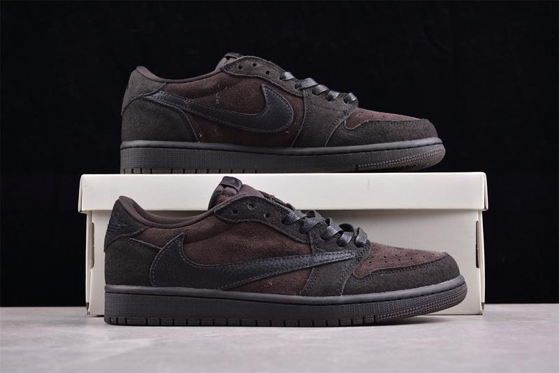Travis Scott x Air Jordan 1 Low OG "Velvet Brown" фото № 5