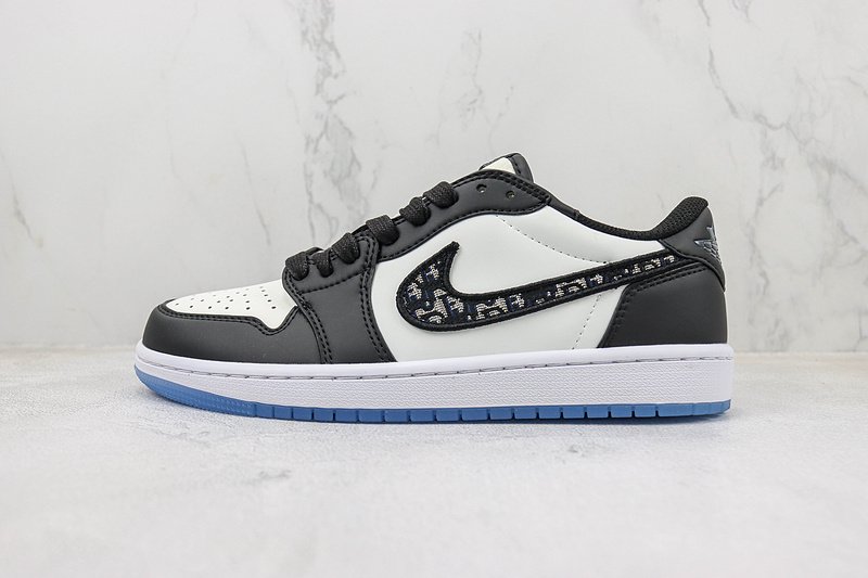 Dior x Air Jordan 1 Low "Dior/Black" фото № 2