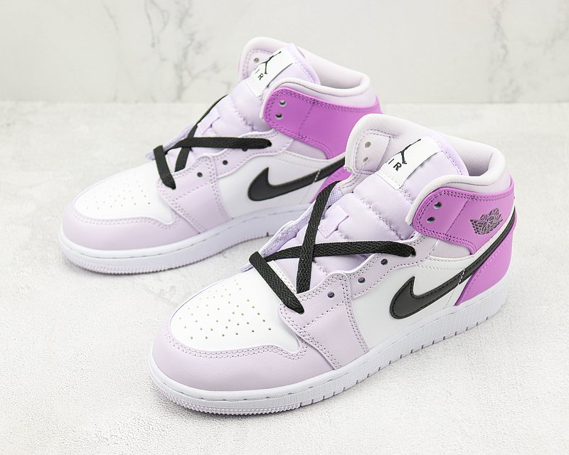 Air Jordan 1 Mid GS "Barely Grape" фото № 5