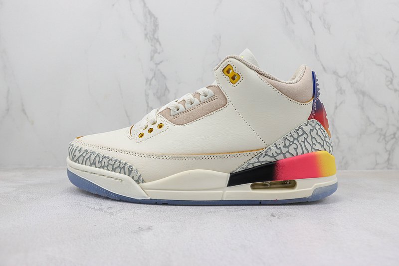 J Balvin x Air Jordan 3 "Medellin Sunset" фото № 2