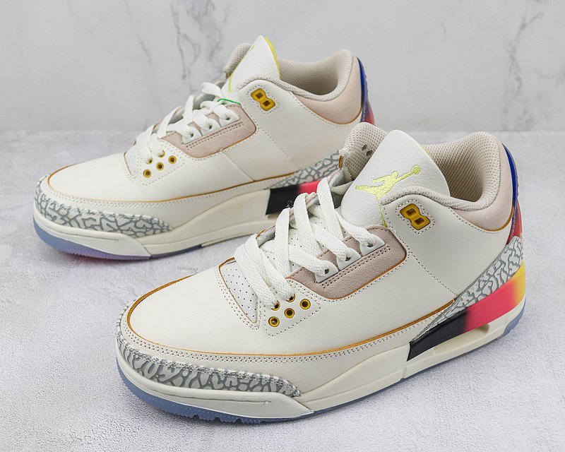 J Balvin x Air Jordan 3 "Medellin Sunset" фото № 5
