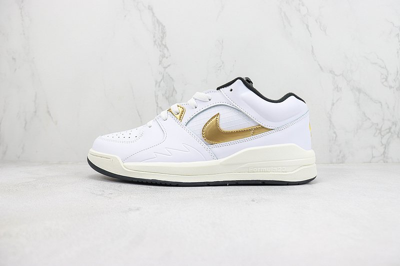 Air Jordan Stadium 90 "White/Black/Gold" фото № 2