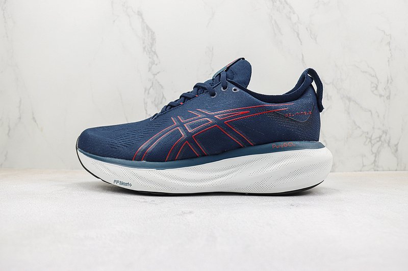 Asics Gel-Nimbus 25 "Navy/Red" фото № 2