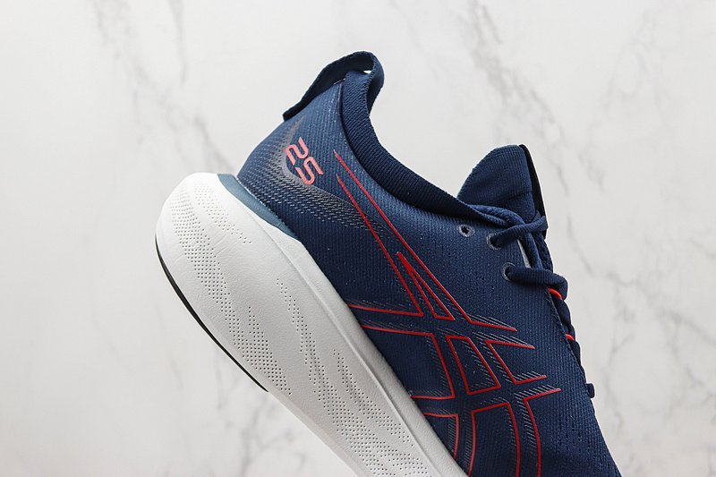 Asics Gel-Nimbus 25 "Navy/Red" фото № 3