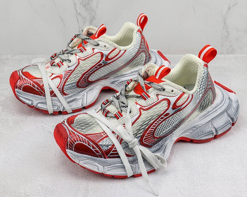 Balenciaga 3XL "White Mesh/Red/Old" фото № 5