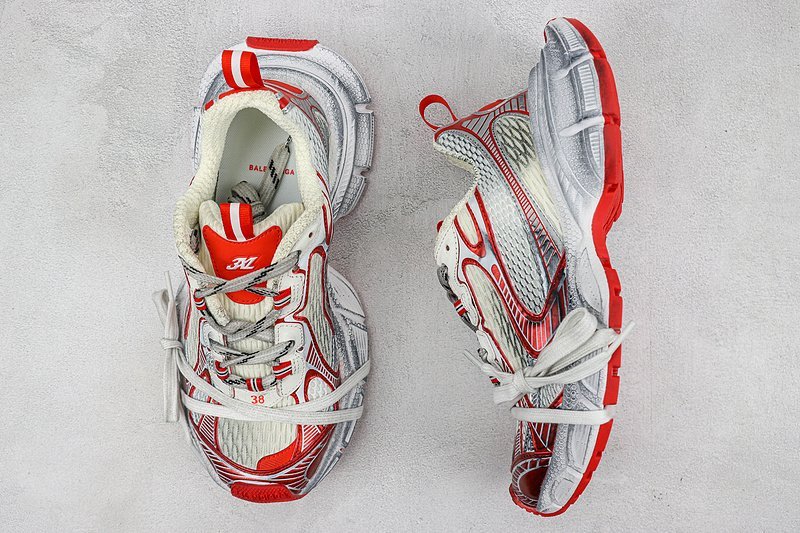 Balenciaga 3XL "White Mesh/Red/Old" фото № 7