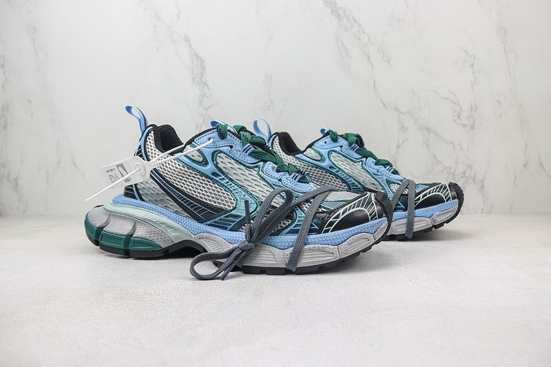 Balenciaga 3XL "Silver/Sky Blue/Turquoise" фото № 6