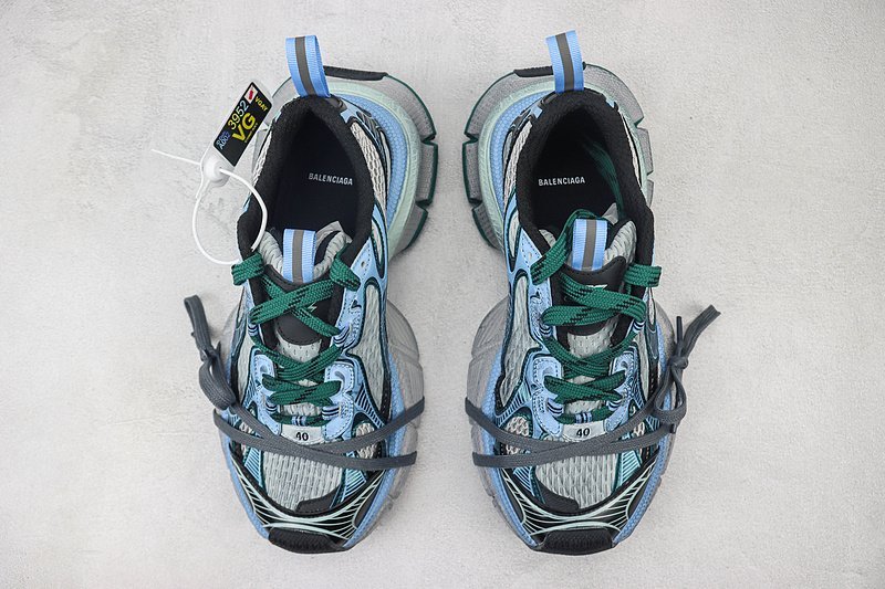 Balenciaga 3XL "Silver/Sky Blue/Turquoise" фото № 7