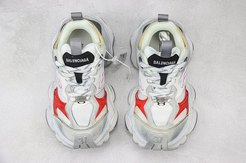 Balenciaga Cargo "White/Grey/Red" фото № 7