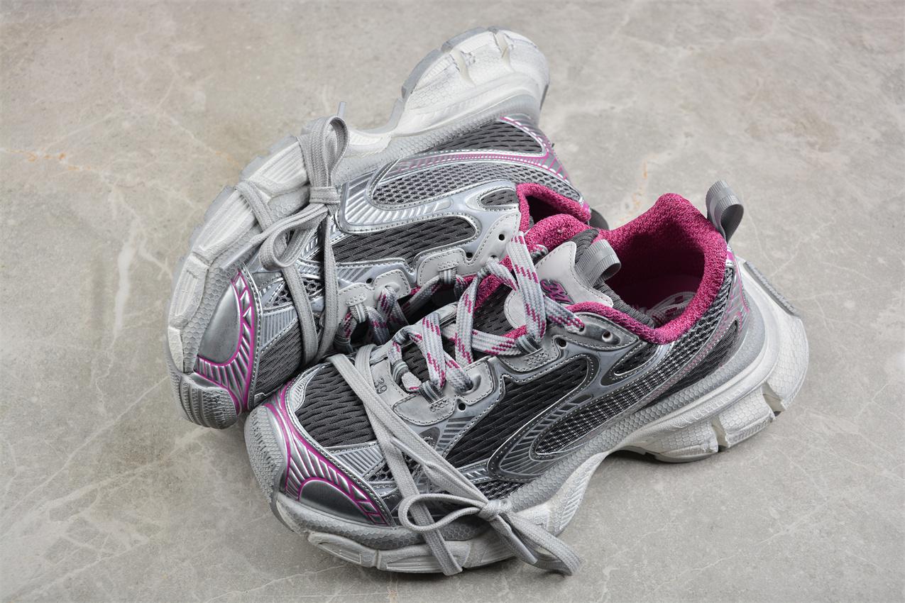 Balenciaga Phantom Sneaker "Silver/Pink" фото № 6