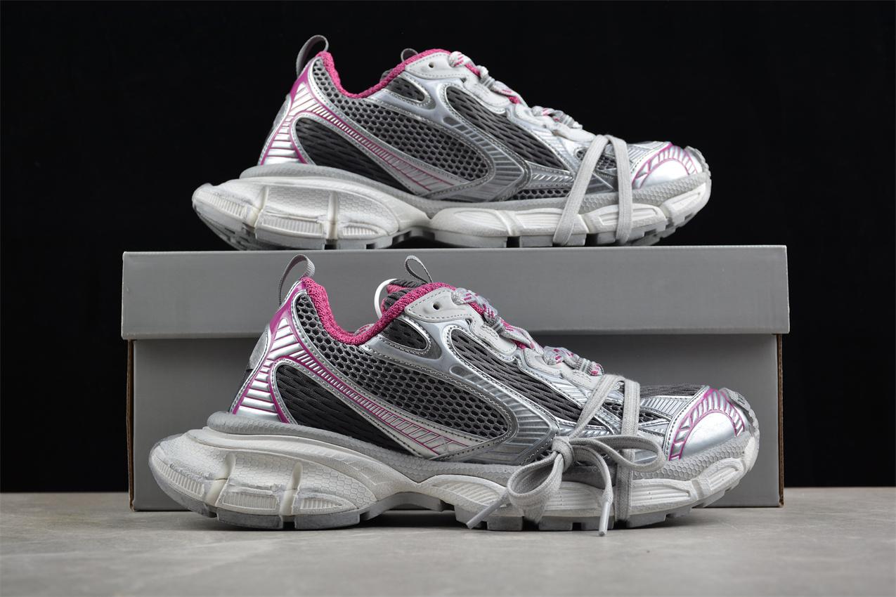 Balenciaga Phantom Sneaker "Silver/Pink" фото № 9