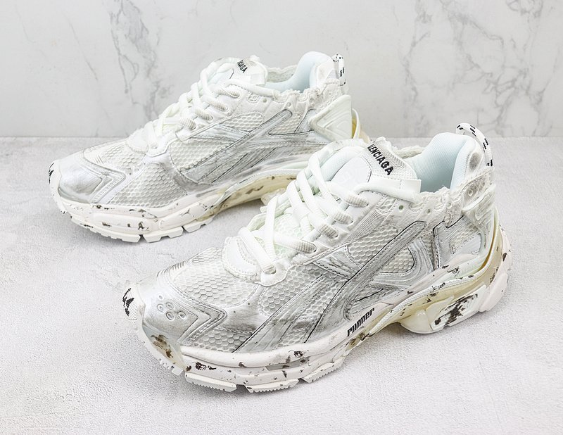 Balenciaga Runner Sneaker "White" фото № 5