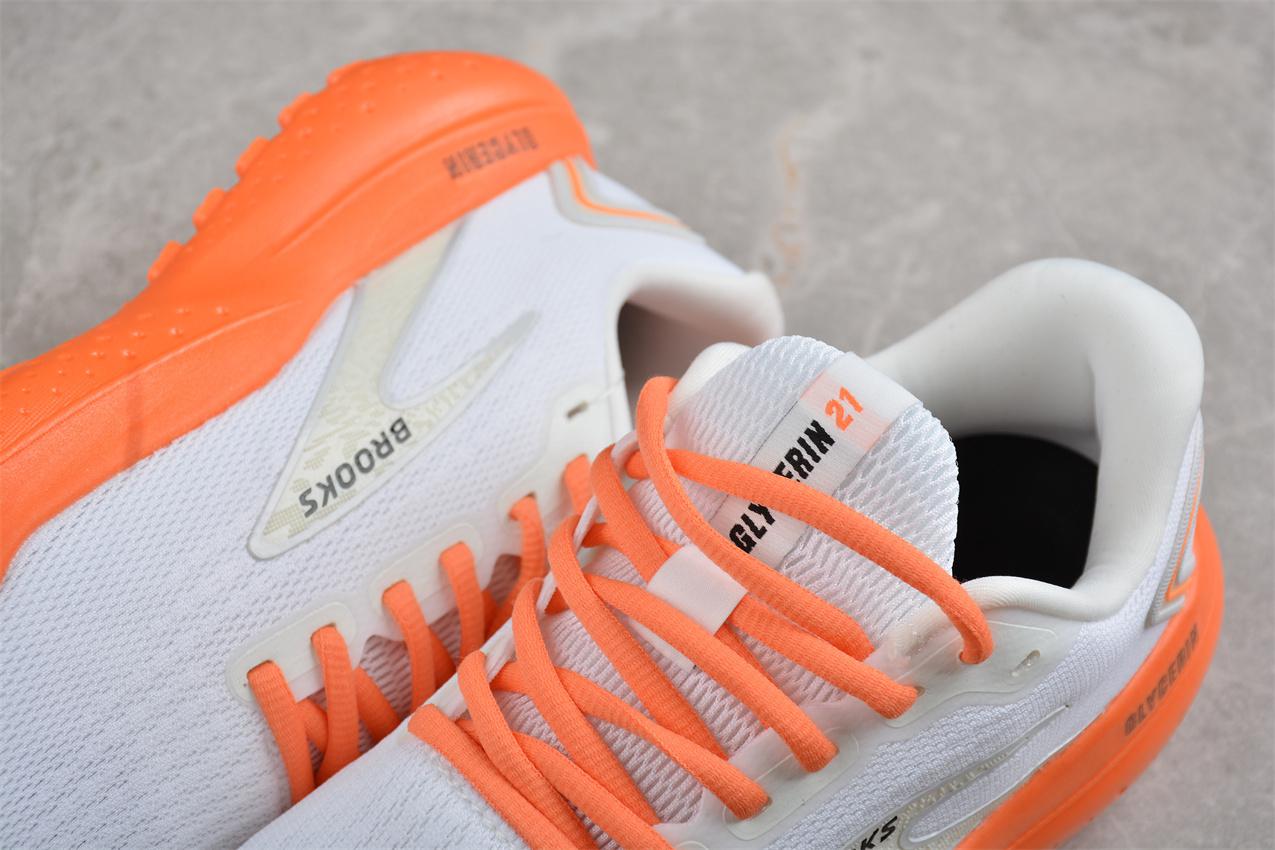 Brooks Glycerin 21 "White/Orange" фото № 8