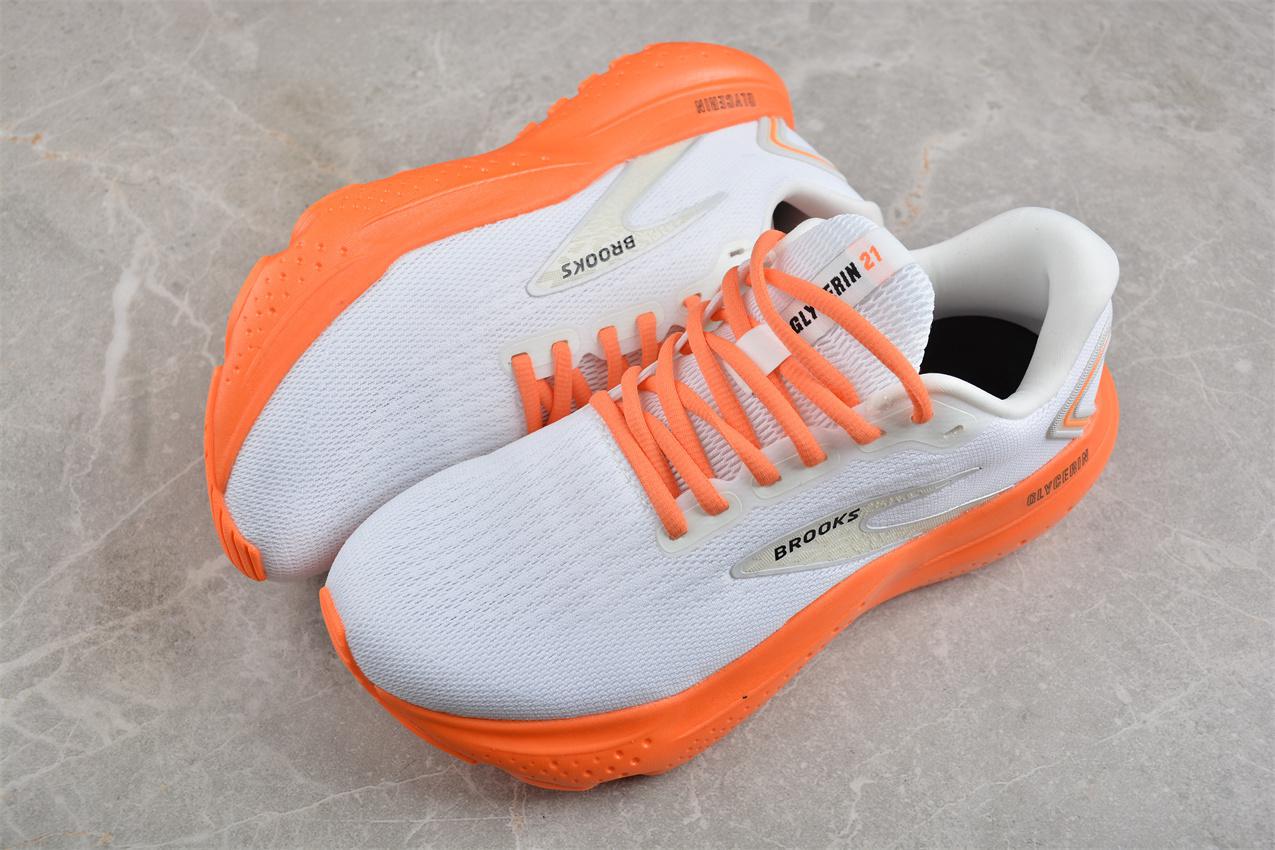 Brooks Glycerin 21 "White/Orange" фото № 6