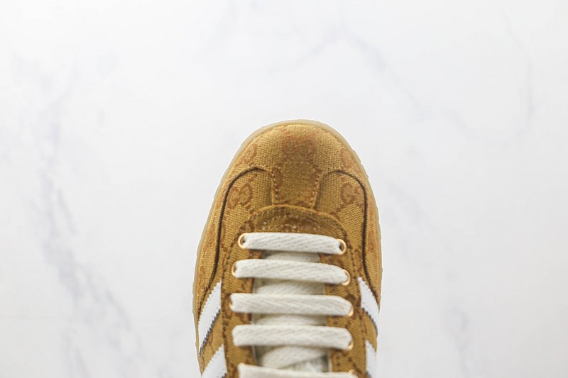 Adidas x Gucci Gazelle "Beige/White/Monogram" фото № 4