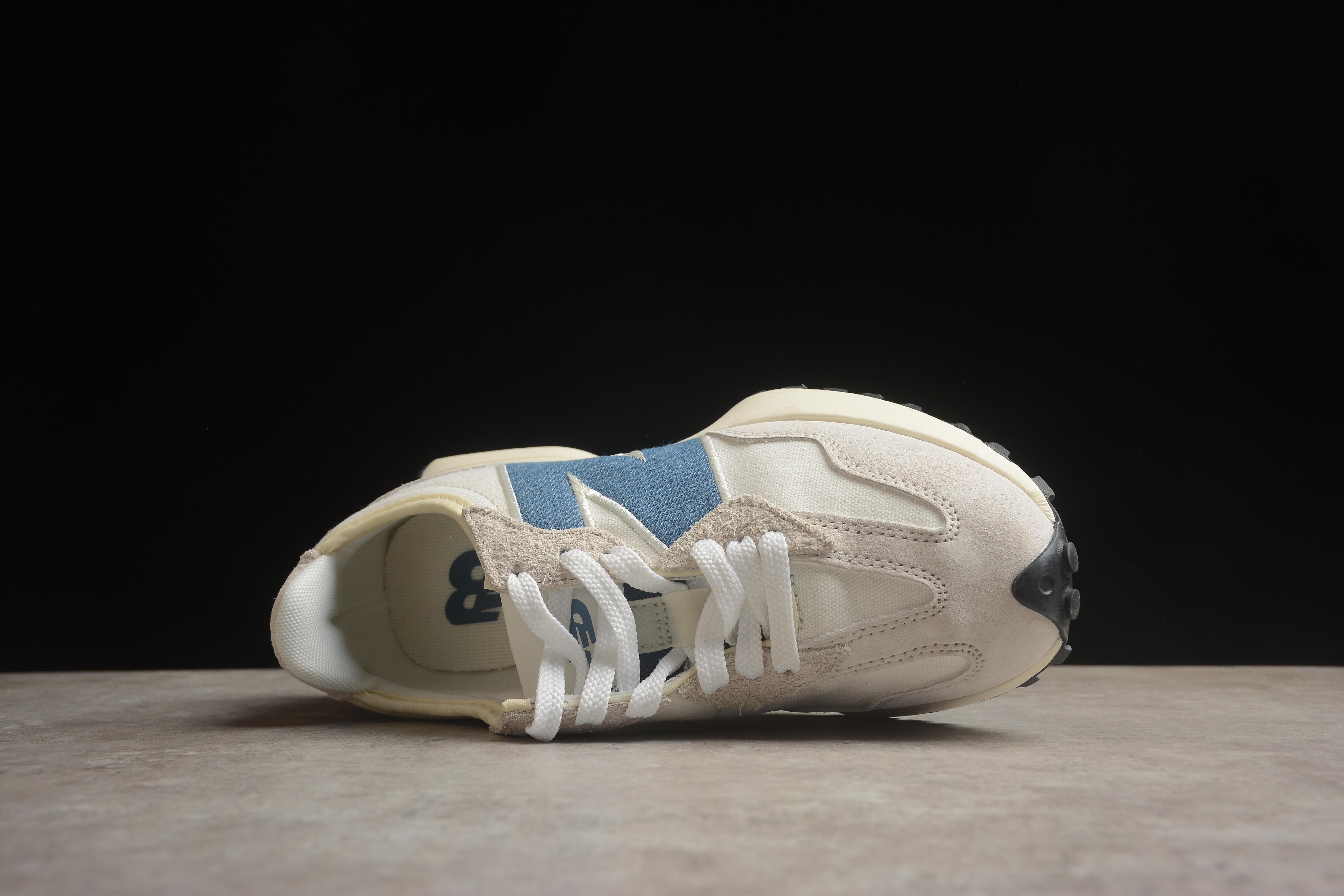 New Balance 327 "Beige White Blue" фото № 4