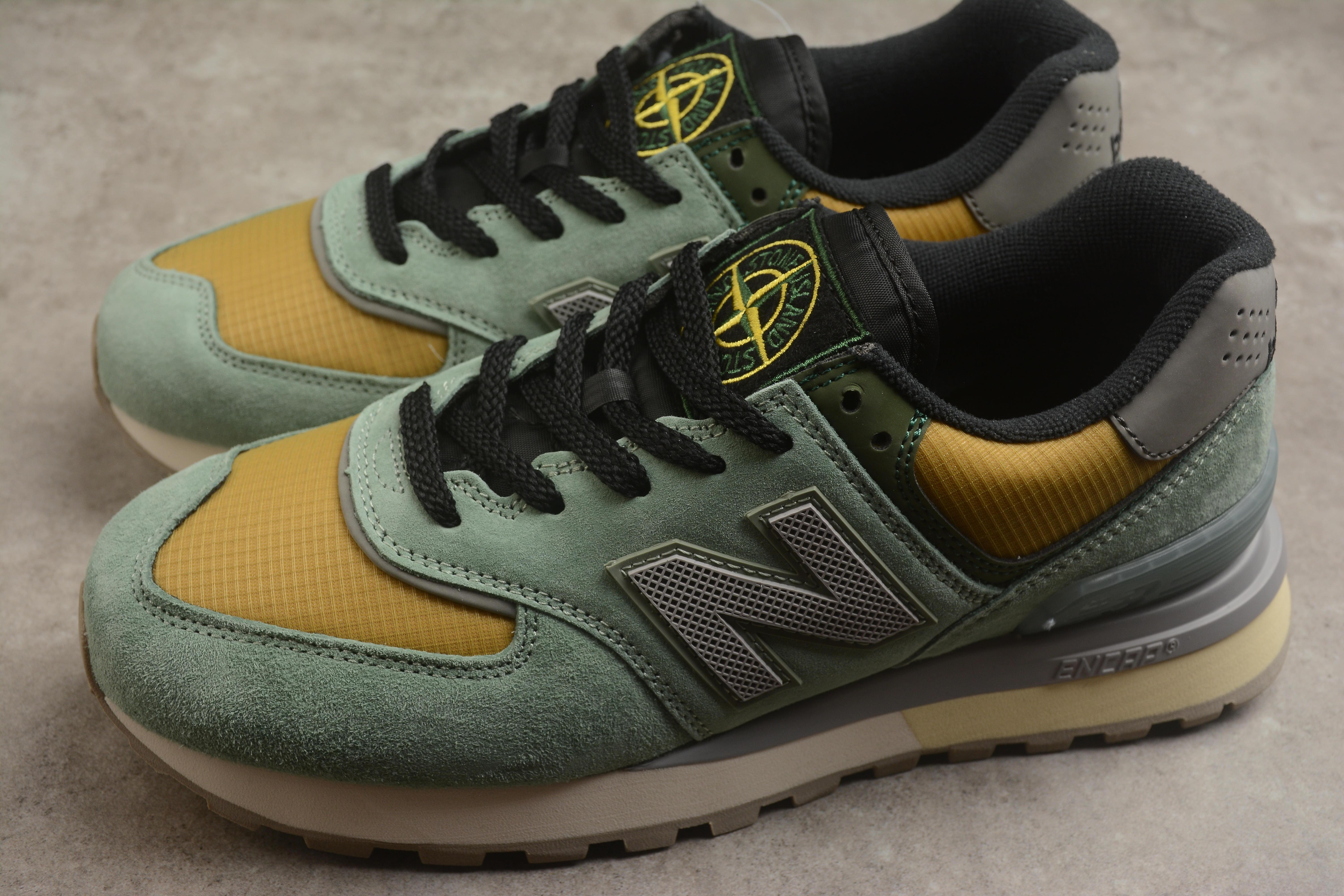 Stone Island x New Balance 574 Legacy "Light Green" фото № 6