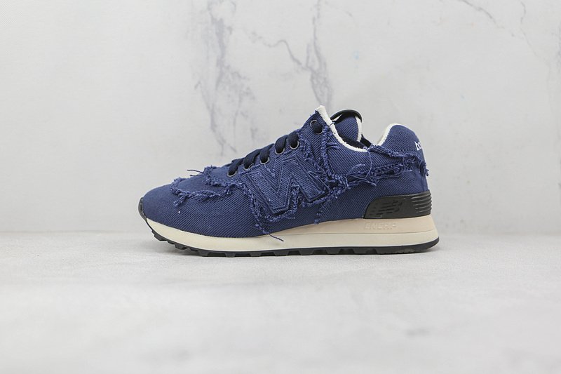 Miu Miu x New Balance 574 "Ribbed Blue" фото № 2