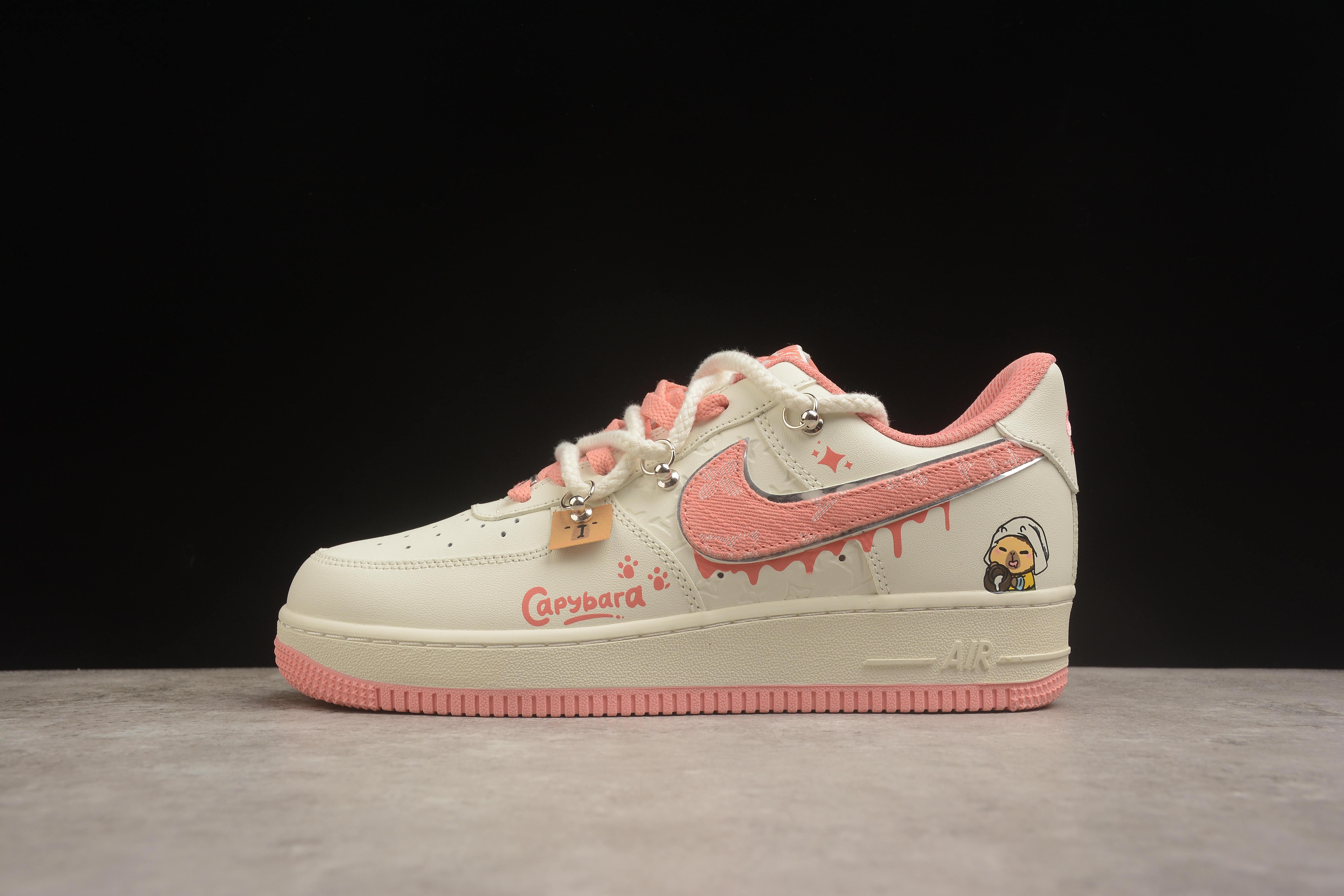 Nike Air Force 1 Low "Dark Pink/White" фото № 2