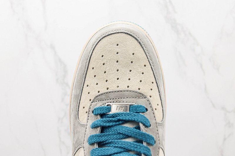 Nike Air Force 1 "Grey/Blue" фото № 3