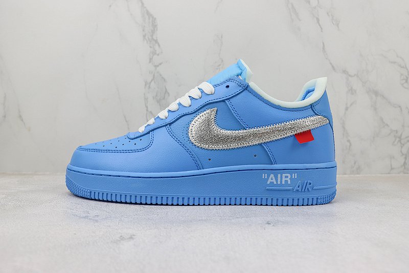 Nike Air Force 1 Low "Off-White - MCA University Blue" фото № 2