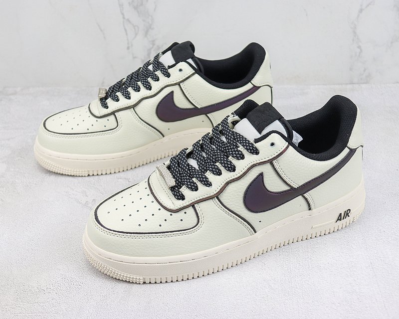 Nike Air Force 1 Low "Cream/Sparkling Obsidian" фото № 5