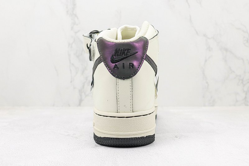 Nike Air Force 1 Mid "Cream White/Obsidian Black" фото № 9