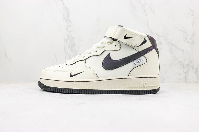 Nike Air Force 1 Mid "Cream White/Obsidian Black" фото № 2