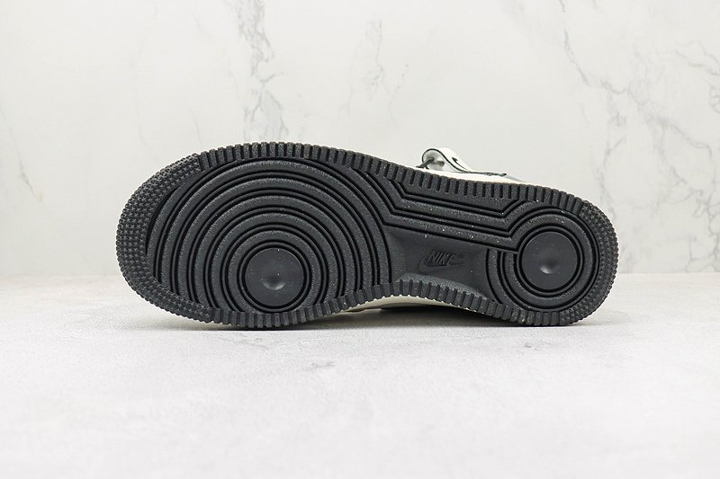 Nike Air Force 1 Mid "Cream White/Obsidian Black" фото № 8