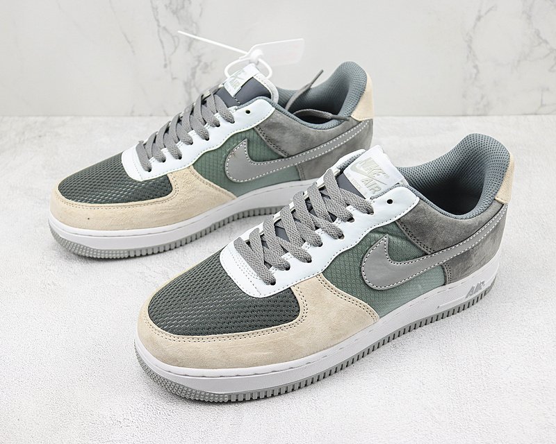 Nike Air Force 1 Low "Pastel Grey/Green/Beige" фото № 5