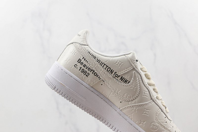 Louis Vuitton x Nike Air Force 1 Low "Cream White" фото № 3